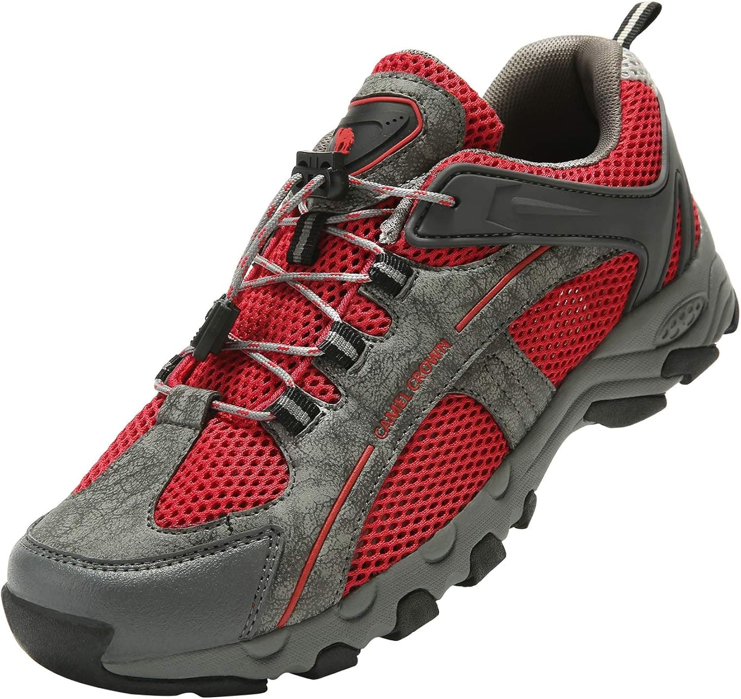 CAMEL Men Hiking Shoes Water Breathable Shoes,Quick Drying Mesh High Grip for Beach Kayaking Swimming Deck Boat or Boating Fishing Diving Surfing