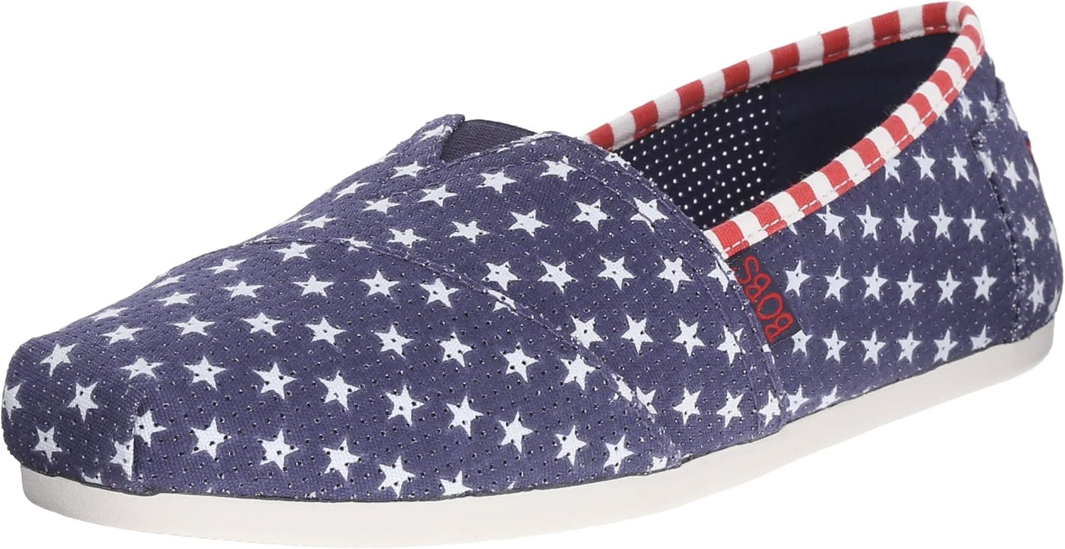 BOBS from Skechers Women's Plush Lil Americana Flat