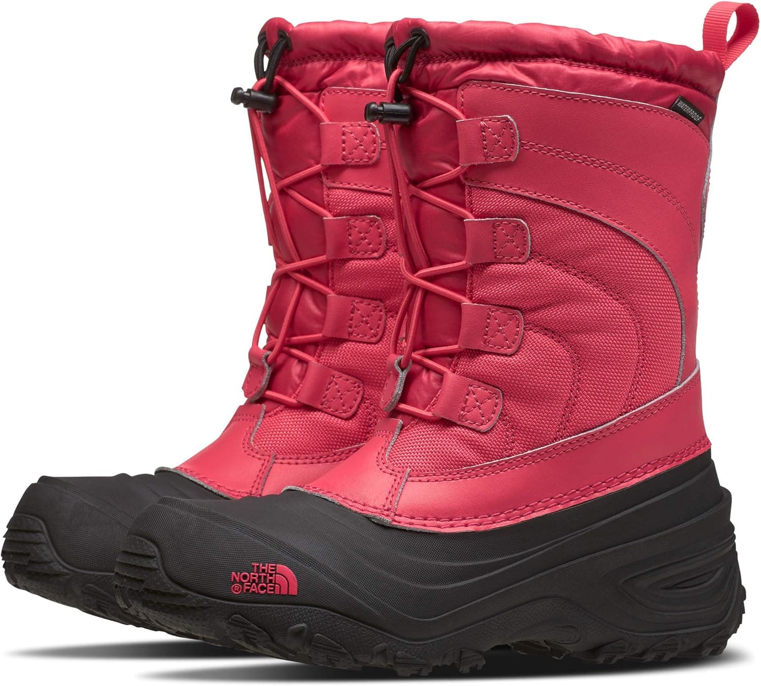 THE NORTH FACE Alpenglow IV Snow Boot, Paradise Pink/TNF Black, 6