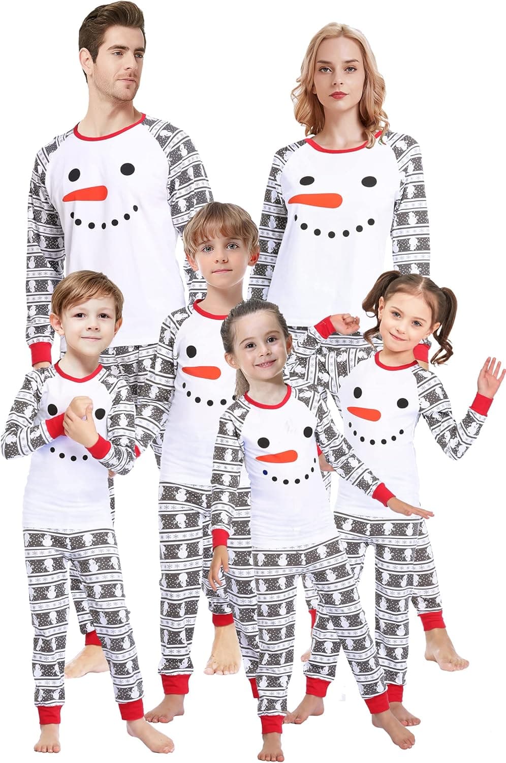 Christmas Family Matching Pajamas Set Santa's Deer Sleepwear For The Family Women And Men