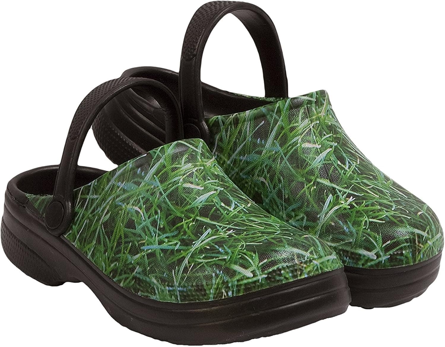 Kids Waterproof Premium Garden Clog-Grass Design