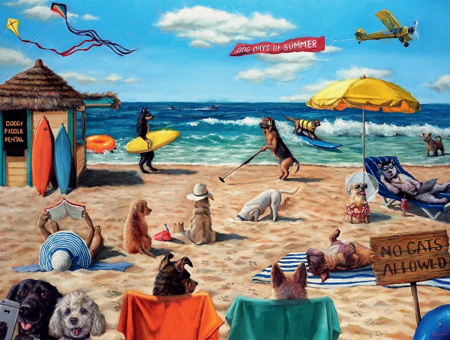 Buffalo Games - Ruff Summer - 750 Piece Jigsaw Puzzle