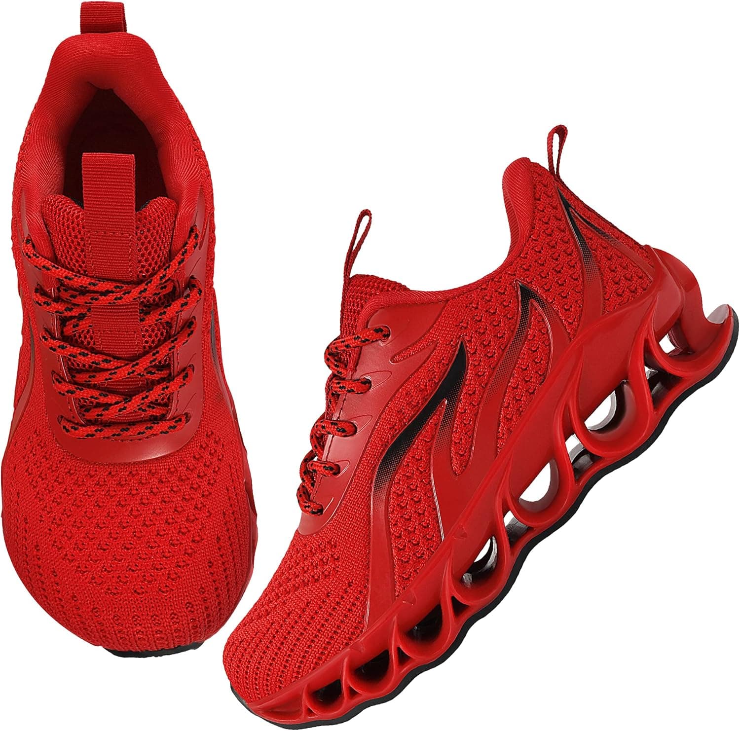 MOSHA BELLE Boys Girls Sneakers Kids Running Shoes Lightweight Breathable Athletic Tennis Walking Sneakers