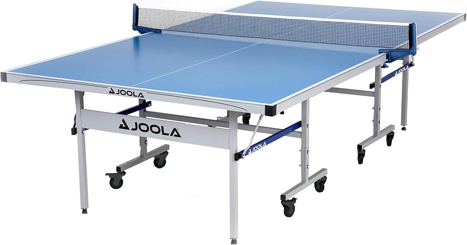 JOOLA NOVA - Outdoor Table Tennis Table with Waterproof Net Set - Quick Assembly - All Weather Aluminum Composite Outdoor Ping Pong Table - Tournament Quality - Indoor & Outdoor Compatible