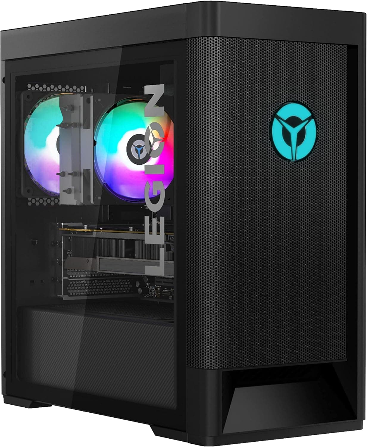 Lenovo Legion Tower 5 Gaming Desktop Computer, Octa-Core AMD Ryzen 7-3700X up to 4.4GHz, 64GB DDR4 RAM, 2TB PCIe SSD + 1TB HDD, GTX 1660 Super 6GB GDDR6, WiFi 6, Bluetooth 5.1, Type-C, Windows 10