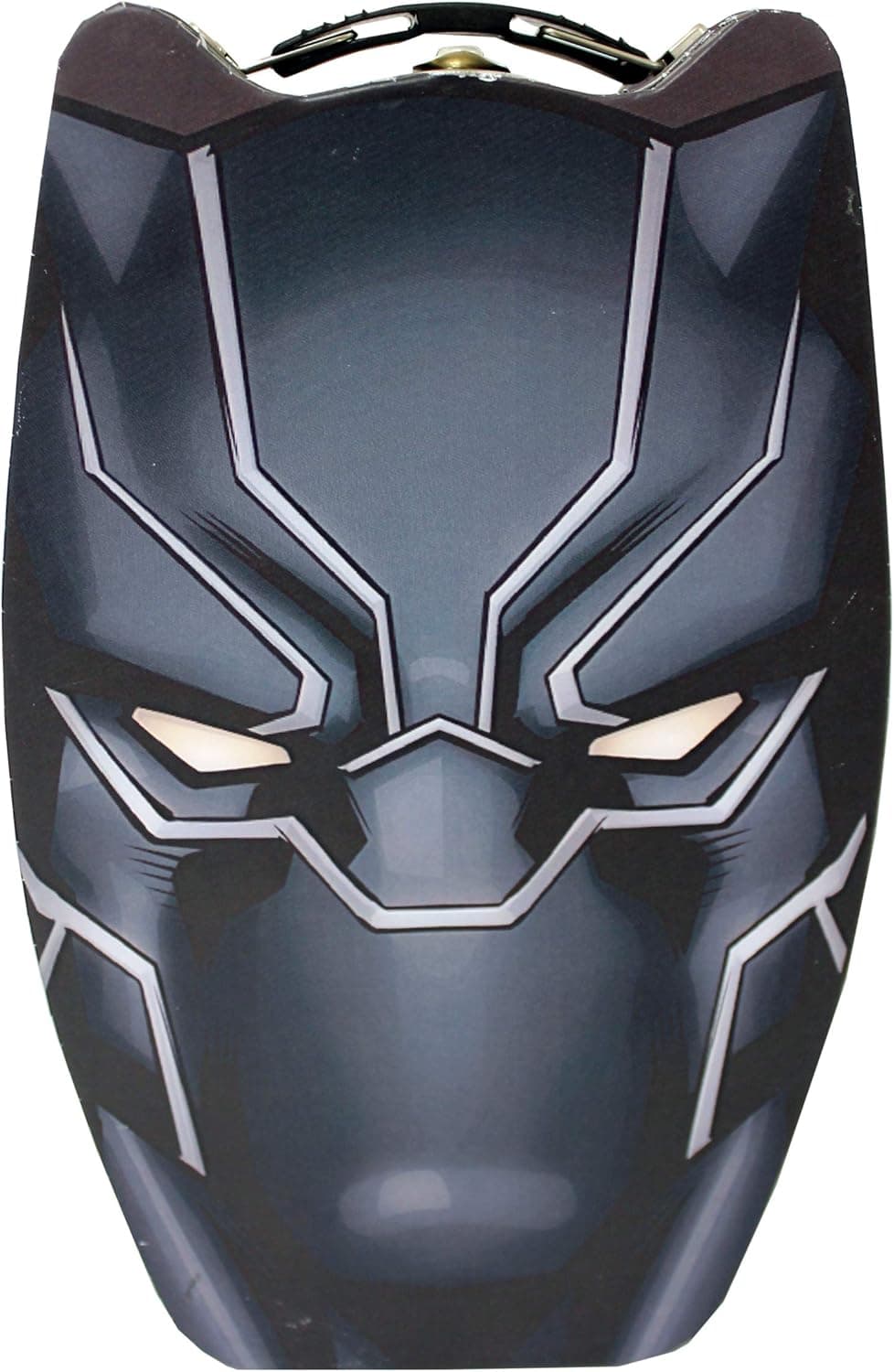 The Tin Box Company 748207-12 Black Panther Head Shape Tin Carry All