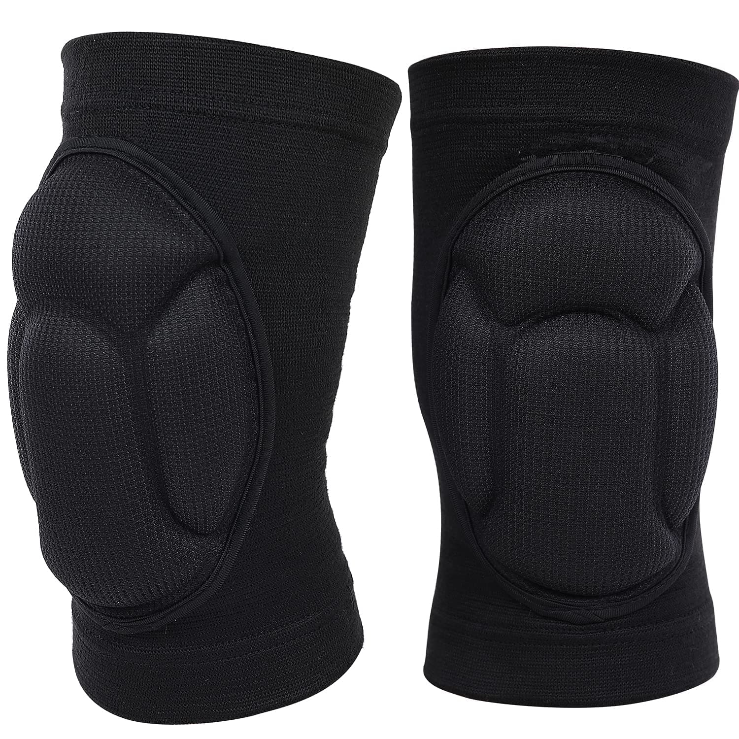Danfancy Protective knee pads,Thick Sponge Anti-Slip ,Collision Avoidance Knee Sleeve for Women Men-1 Pair, Large