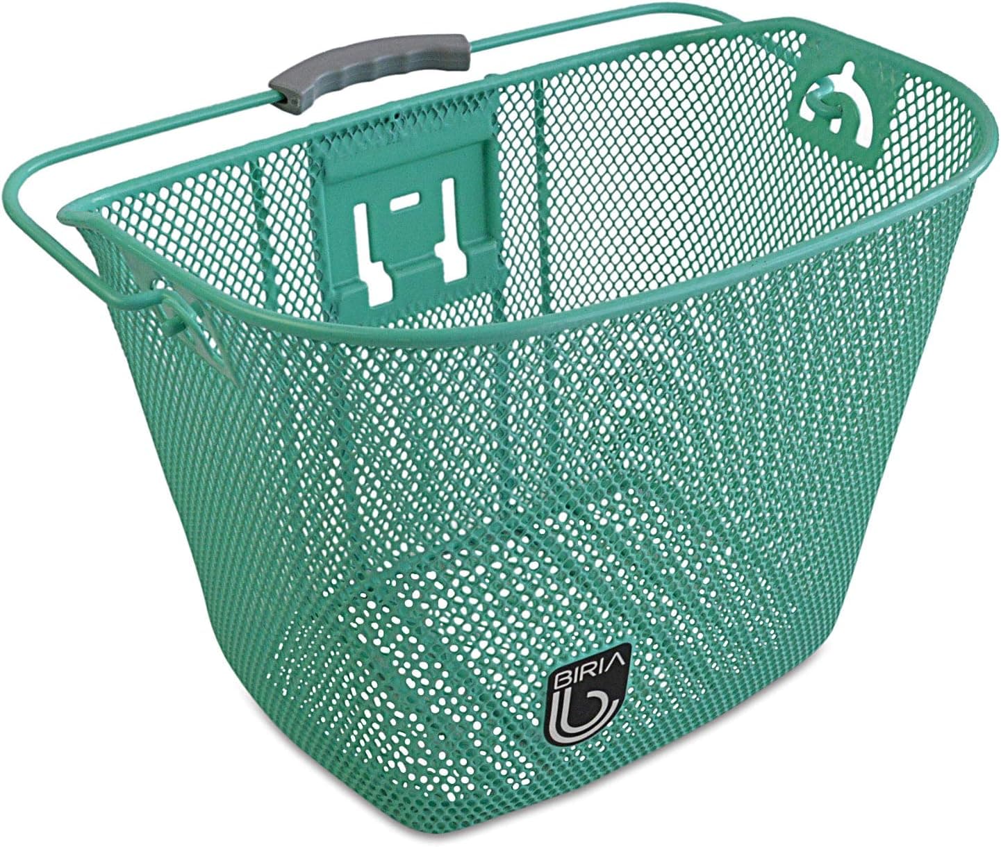 BIRIA Bicycle Basket with Quick Release Universal Bracket, Front Quick Release Basket, Removable, Wire Mesh Bicycle Basket