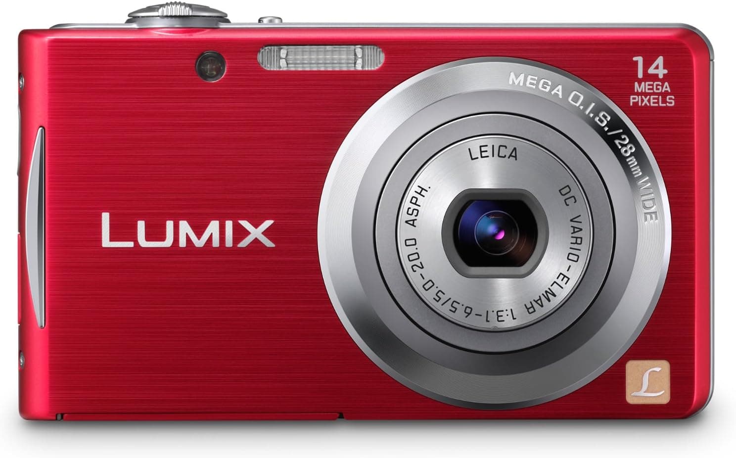 Panasonic Lumix DMC-FH2 14.1 MP Digital Camera with 4x Optical Image Stabilized Zoom with 2.7-Inch LCD (Red)