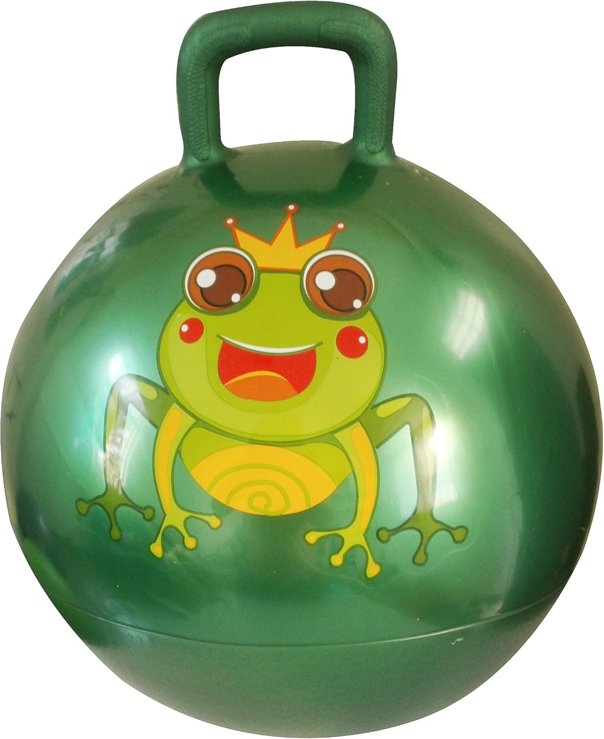 AppleRound Space Hopper Ball with Pump, 18in/45cm Diameter for Ages 3-6, Hop Ball, Kangaroo Bouncer, Hoppity Hippity Hop, Jumping Ball, Sit and Bounce