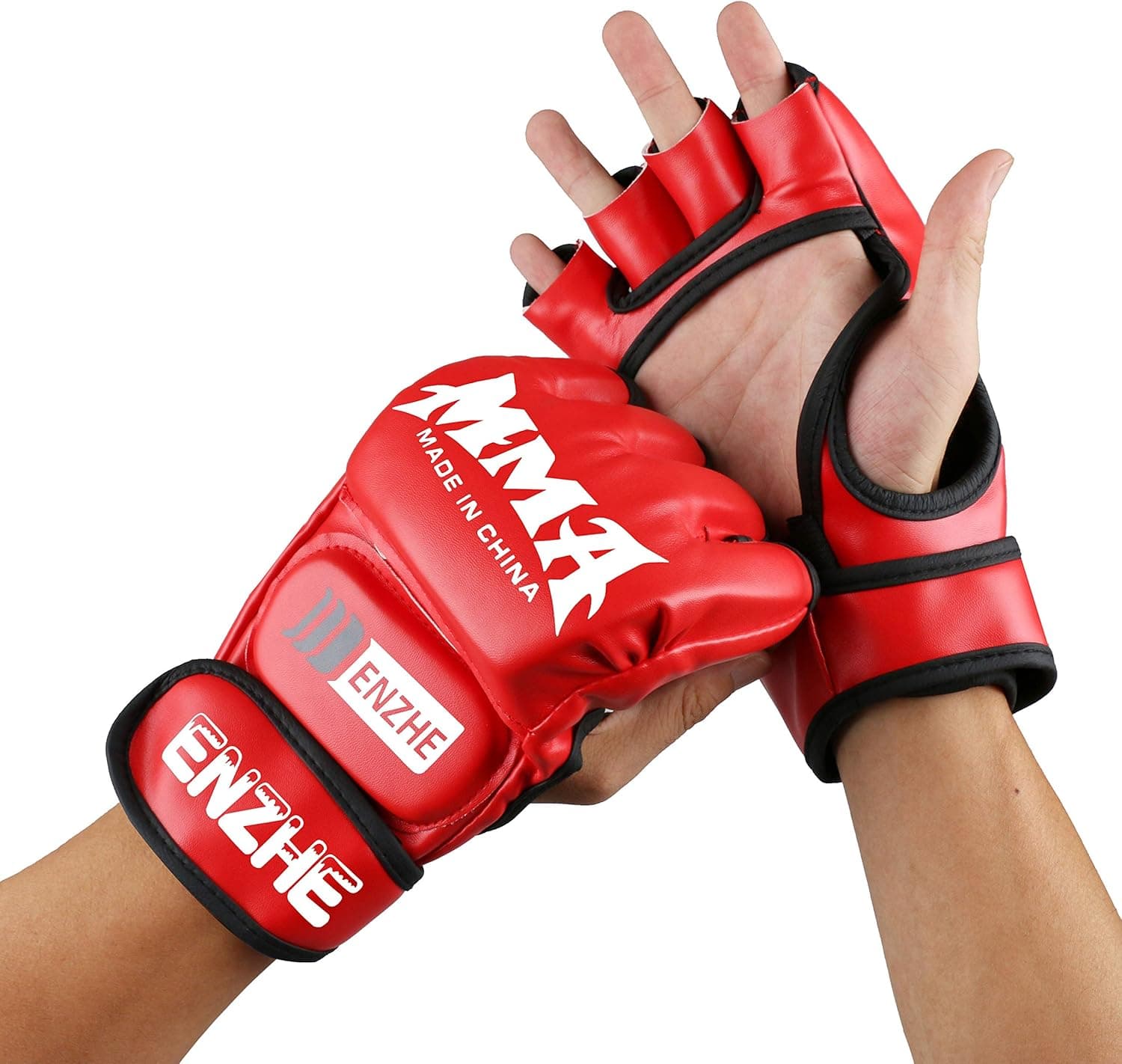 ENZHE MMA Gloves Men Women,UFC,Kickboxing,Sparring,Punching Heavy Bag Gloves for Training