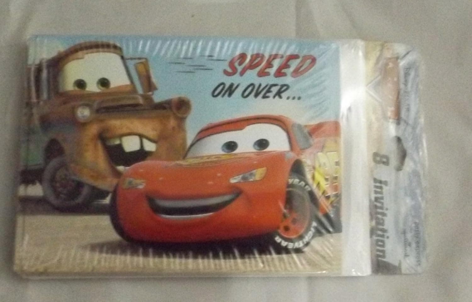 Disney CARS Invitations - 8 Count