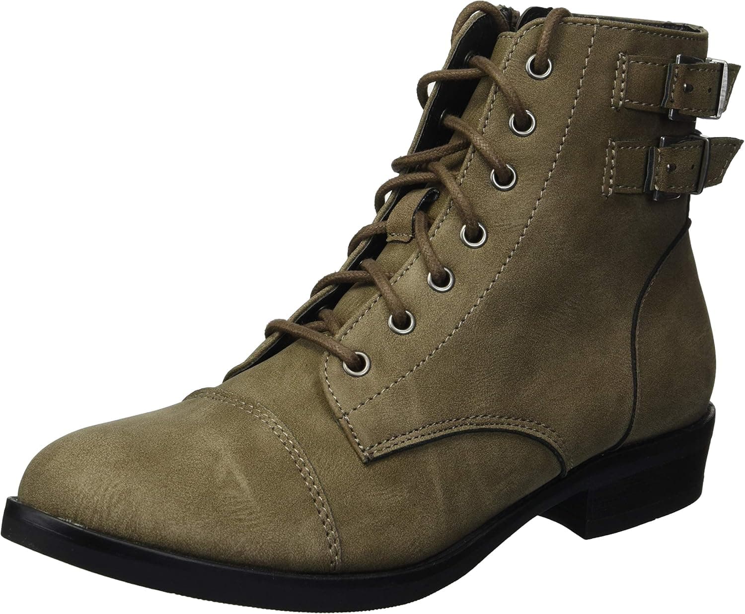 Madden Girl Women's Flintt Combat Boot