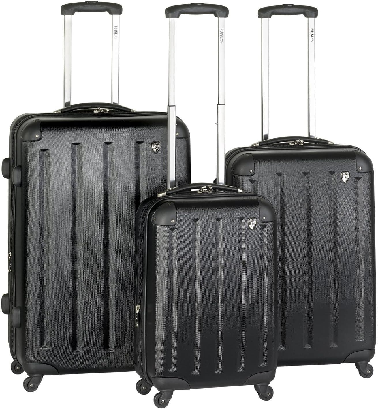Heys Luggage Pulse Lite Set, Black, One Size