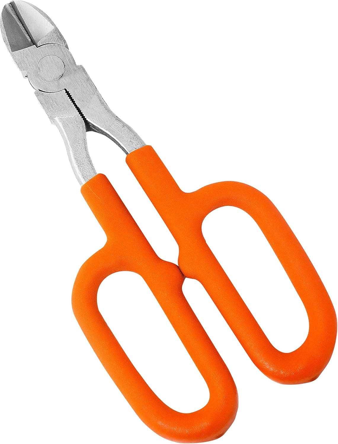 Handle Rite Tools Side Cutter Pliers - Secure Grip with PVC Loop Handles - Drop Forged Steel & Nickel Coated - Rust Resistant & Extremely Durable - 6 inch Length(HR-SC-8)