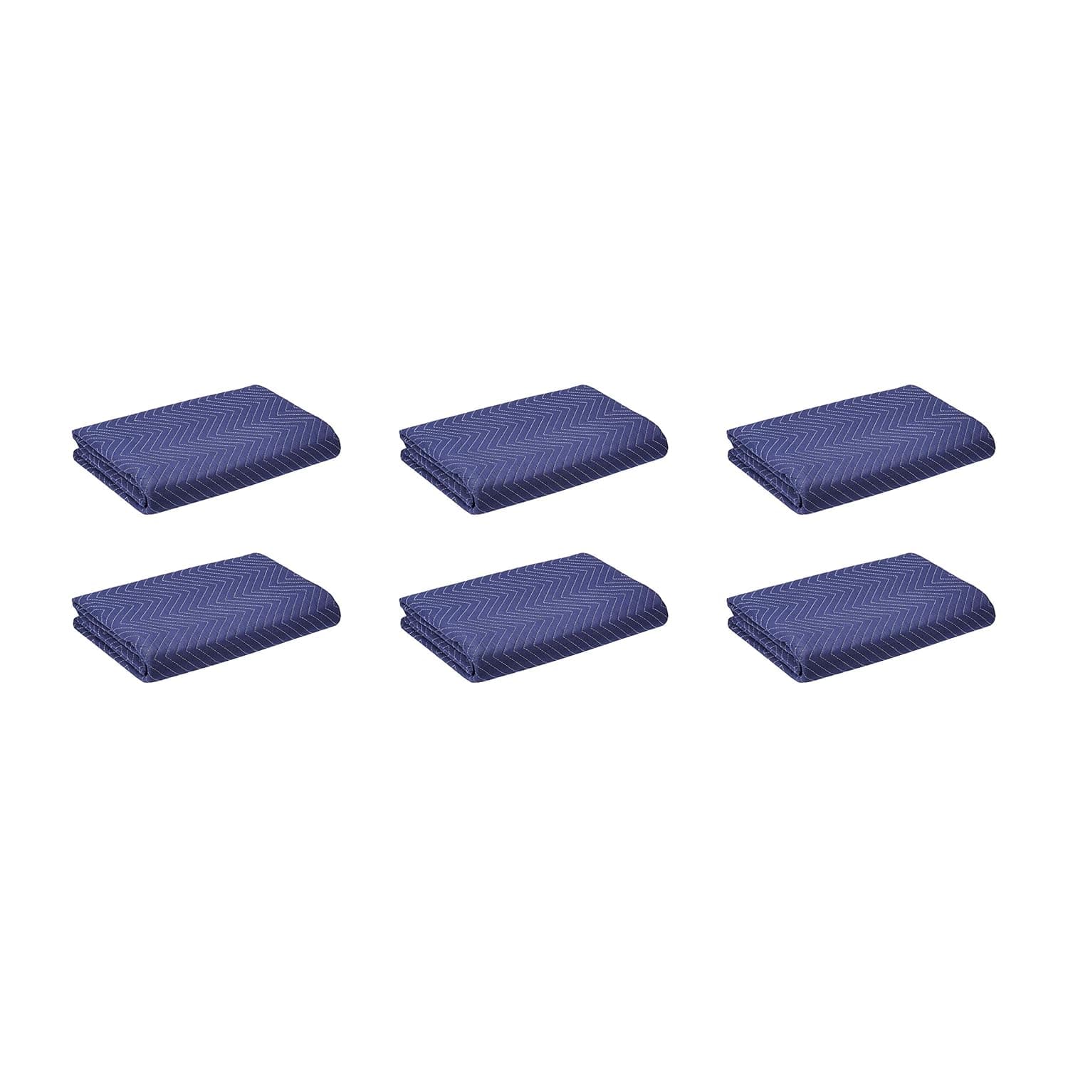 AmazonCommercial Moving Storage -Packing Blanket, 40" x 74, 6-Pack