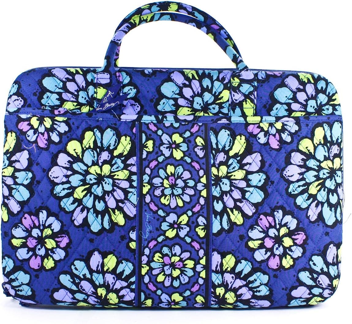 Vera Bradley Laptop Portfolio Indigo Pop