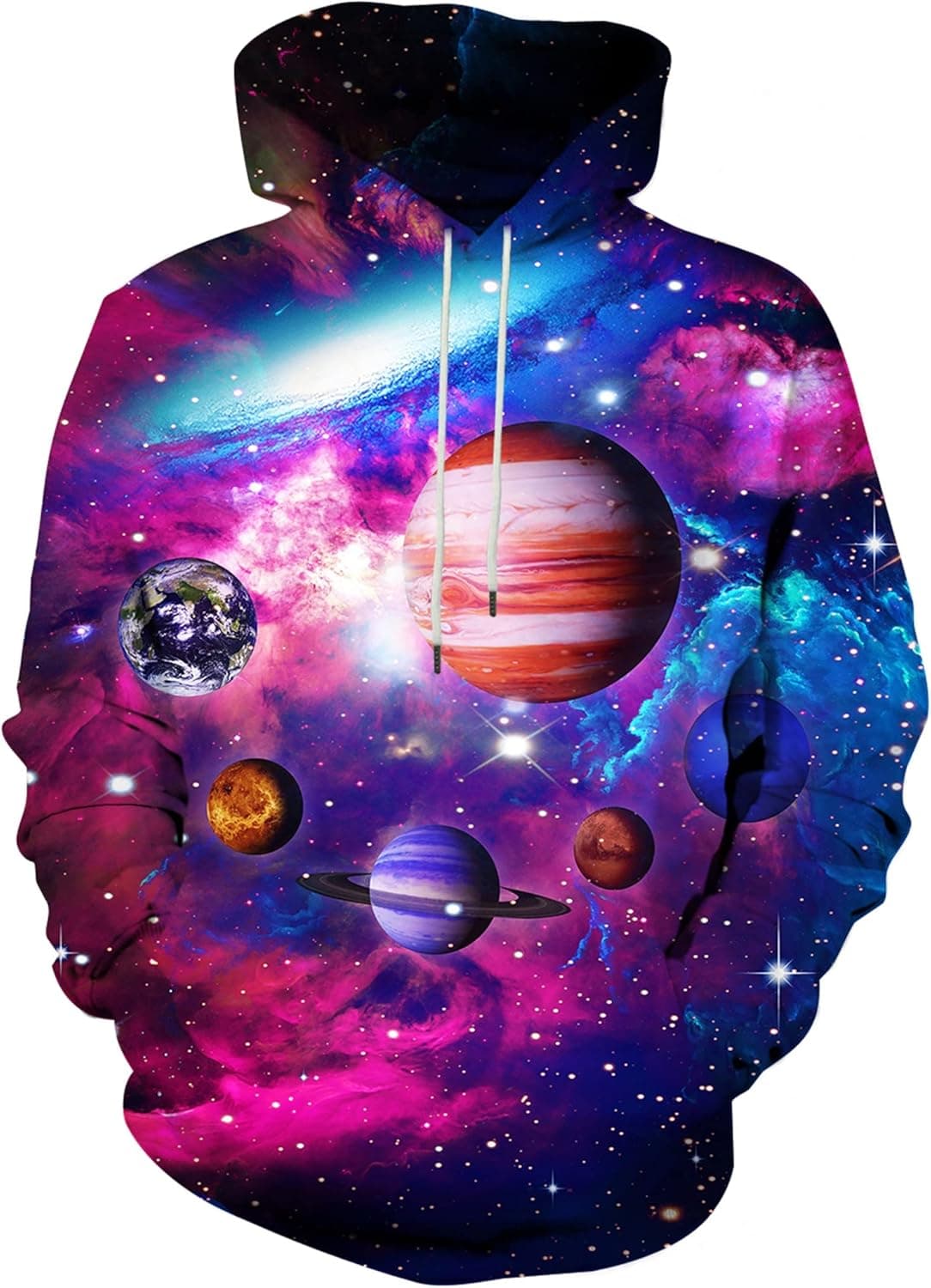 Yasswete Unisex Adults 3D Printed Fashion Hoodies for Men Women Pullover Novelty Sweatshirts with Big Pockets