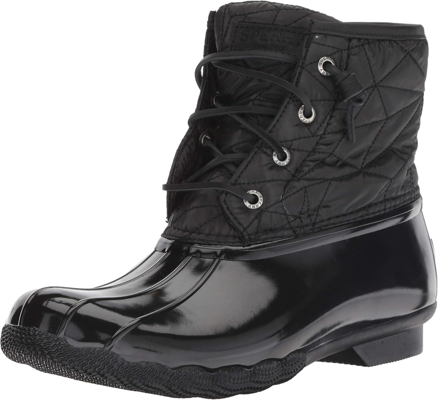 Sperry Women's Saltwater Nylon Quilt Rain Boot