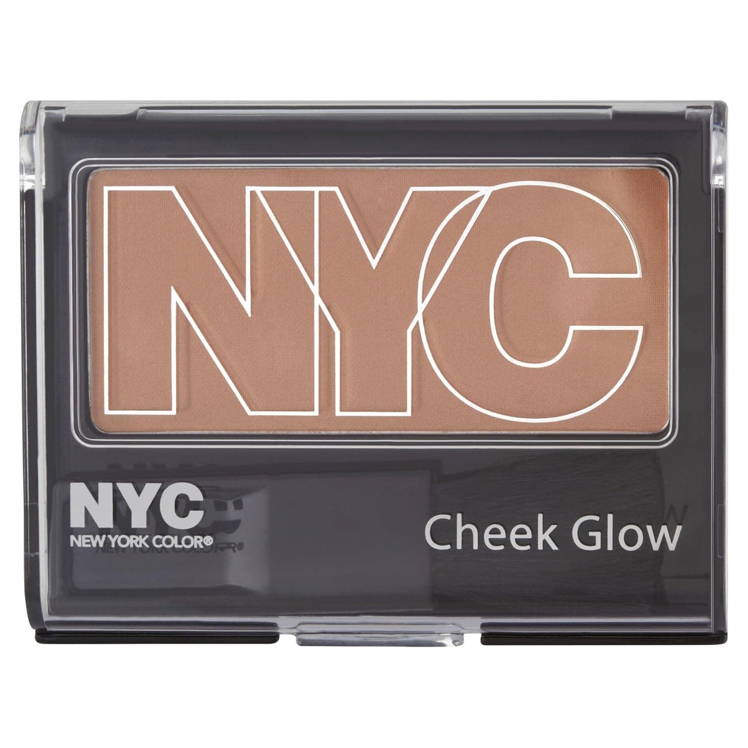 N.Y.C. New York Color Cheek Glow Single Pan Blush, Sutton Place Peach 656A