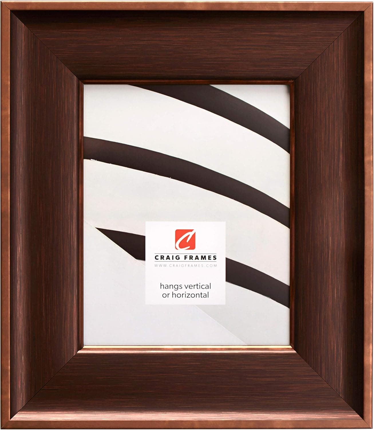 Craig Frames Resilience Wide Picture Frame, 16 x 20 Inch, Distressed Bronze