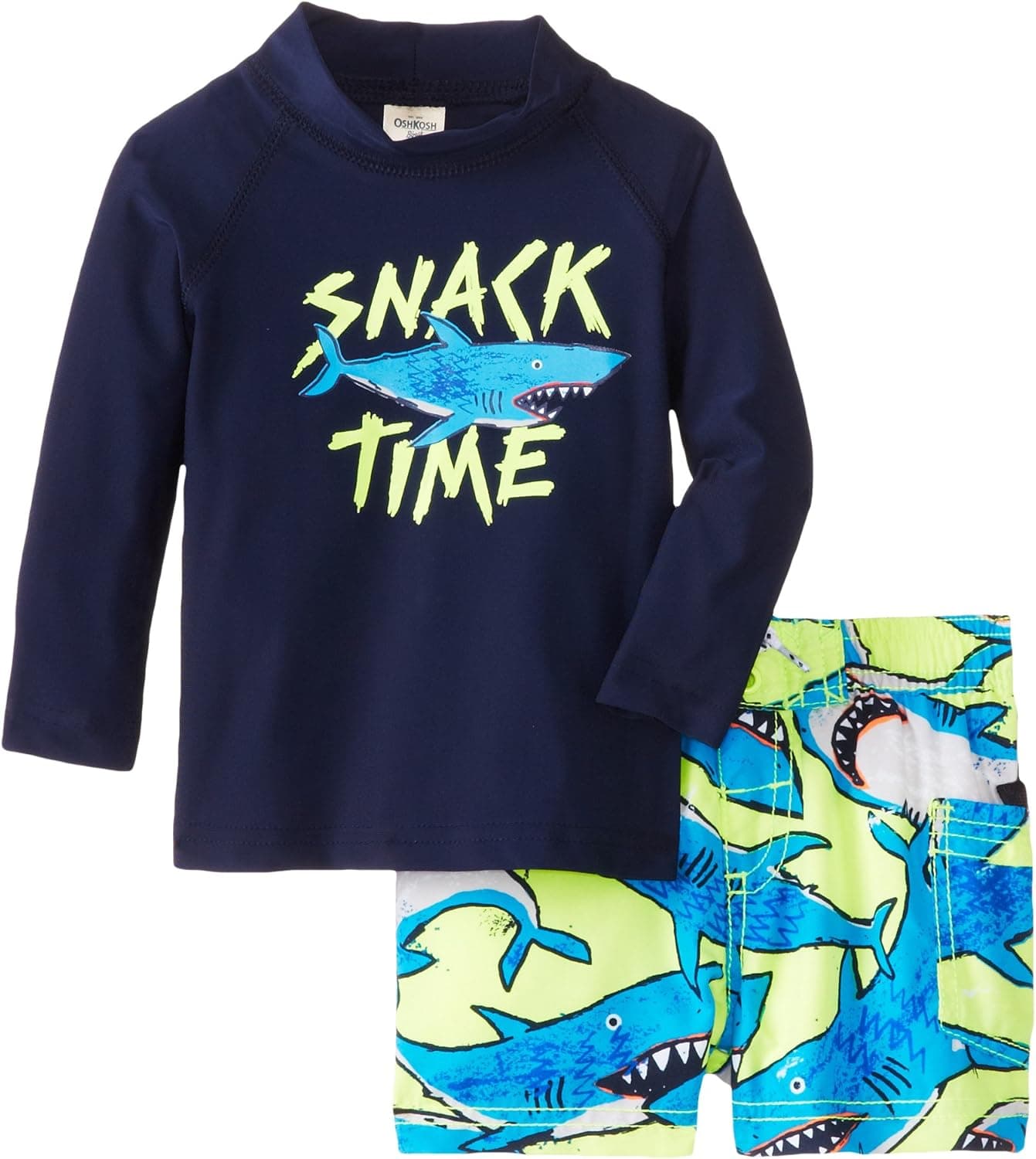 Osh Kosh Baby Boys' Snack Time Rashguard Set
