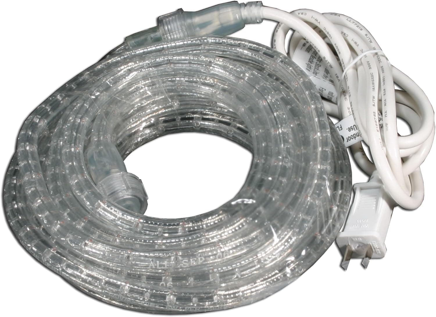 American Lighting 042-CL-10 Incandescent Rope Indoor/Outdoor Rated Light Kit with Mounting Clips, 2000K Soft White, 10-Foot
