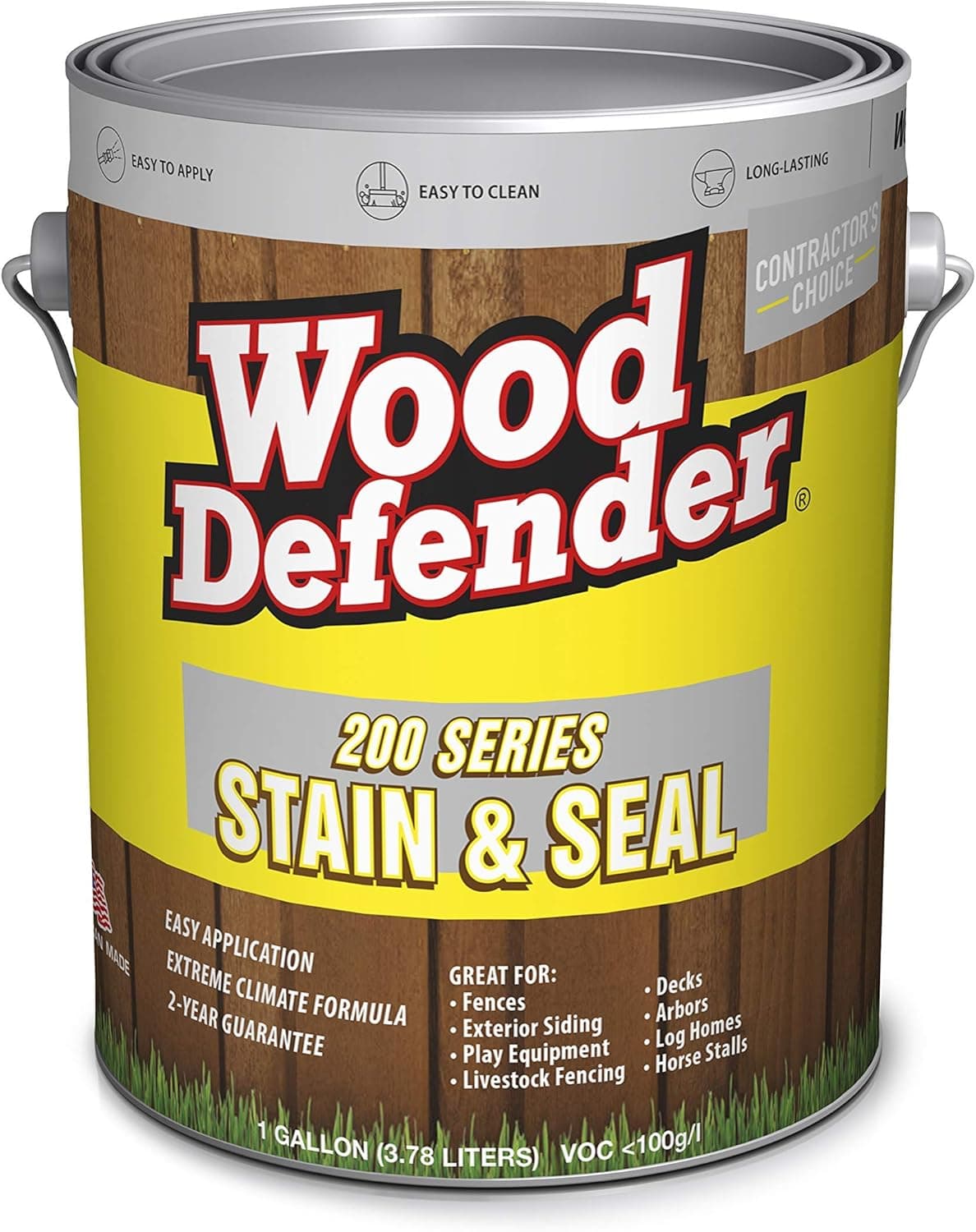 Wood Defender 200 Series Cedar Tone Transparent Stain & Sealer gallon