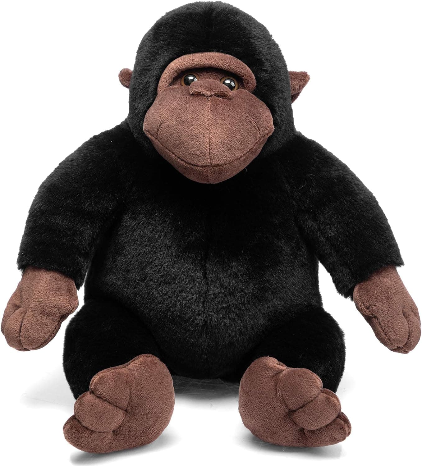 HollyHOME Plush Chimp Stuffed Animal Stuffed Gorilla Plush Toy Gift for Kids 13 Inch