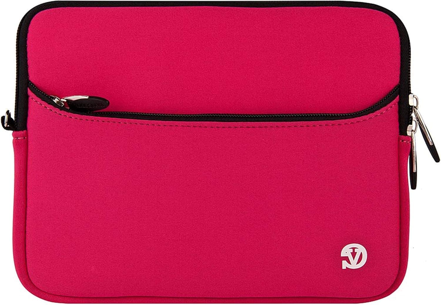 Vangoddy 8 inch Tablets Neoprene Sleeve Cover Carrying Case Pouch for iPad Mini 4 7.9, Samsung Galaxy Tab S2 8.0, Tab A 7.0, Tab E 8.0 and Other 7 8 INCH Tablets, Magenta, Black Trim