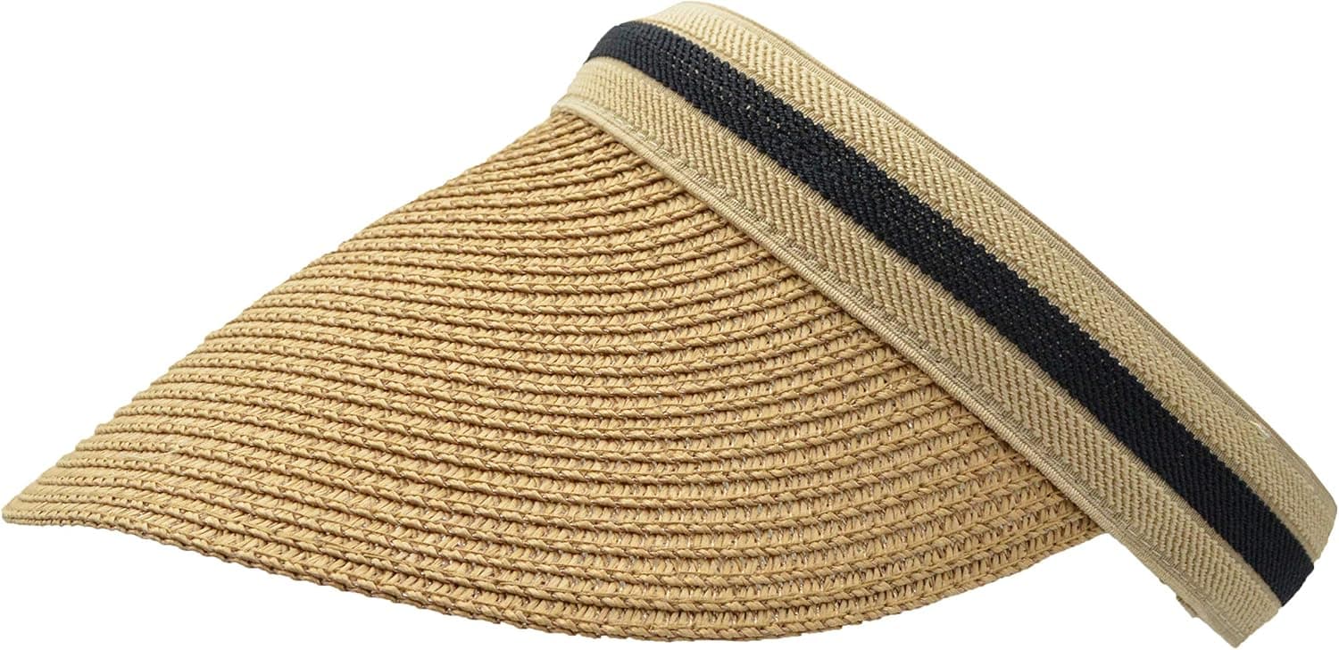 Sun Visors for Women, Woven Summer Spring Straw Garden Beach Hat - Many Elegant Colors
