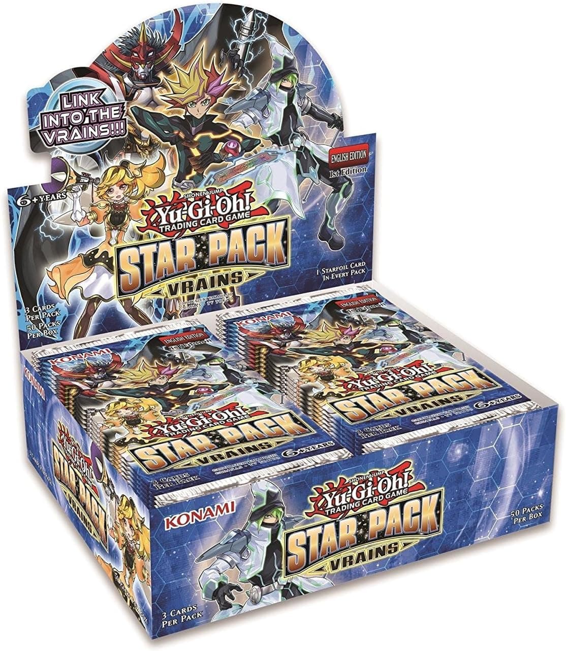 Yugioh 2018 Star Pack Vrains Booster Box - 50 packs of 3 cards each!