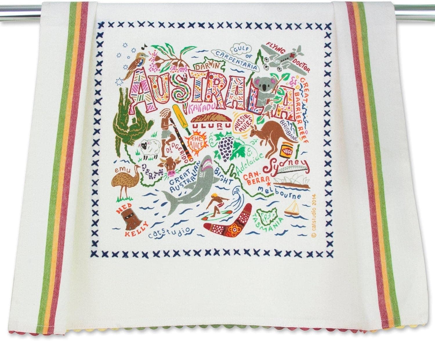 Catstudio Australia Dish & Hand Towel | Great for Kitchen, Bar, & Bathroom