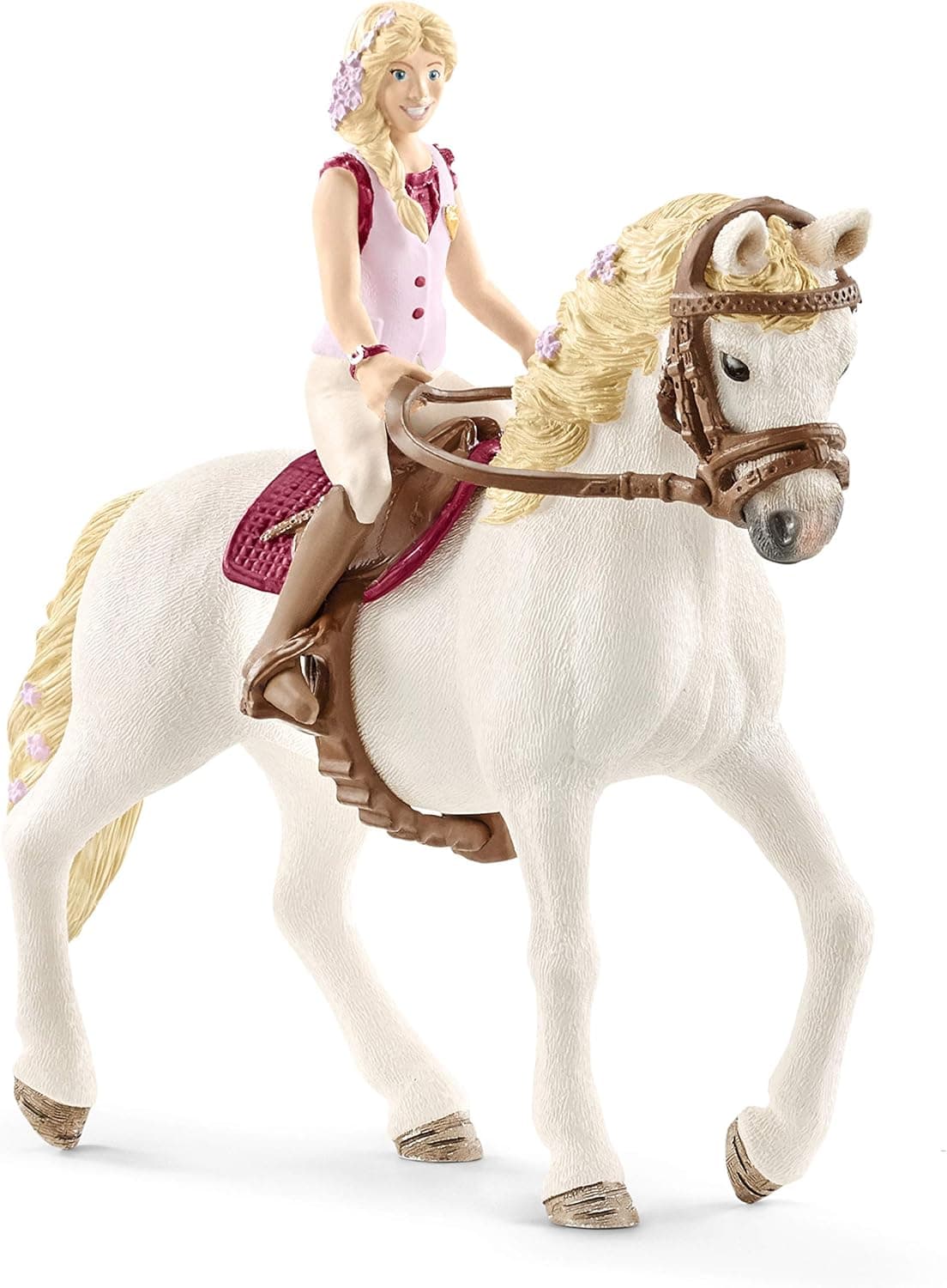Schleich Horse Club, 4-Piece Playset, Horse Toys for Girls and Boys 5-12 years old Sofia and Blossom