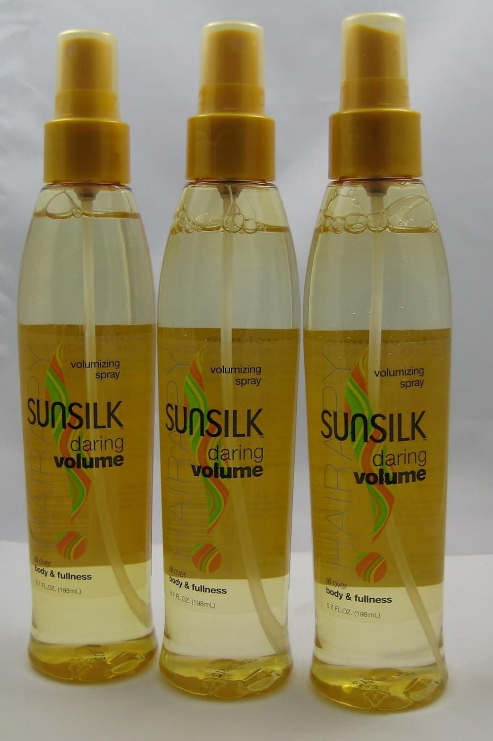 Sunsilk Daring Volume Volumizing Spray All Over Body & Fullness 6.7 Oz (6 Pack)