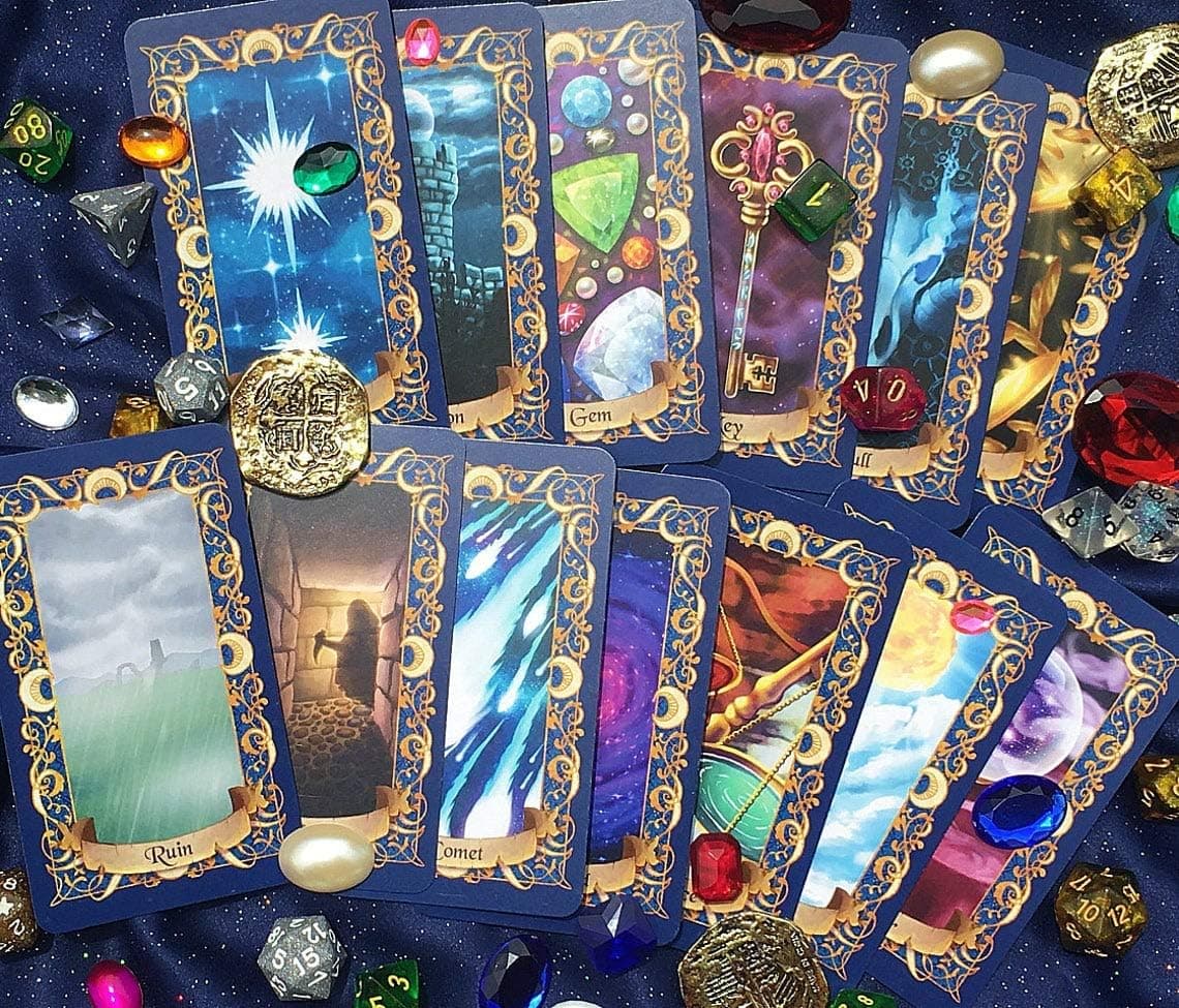 The Deck of Many Things DND Tarot Cards Set of 22 Perfect for D&D, Dungeons and Dragons