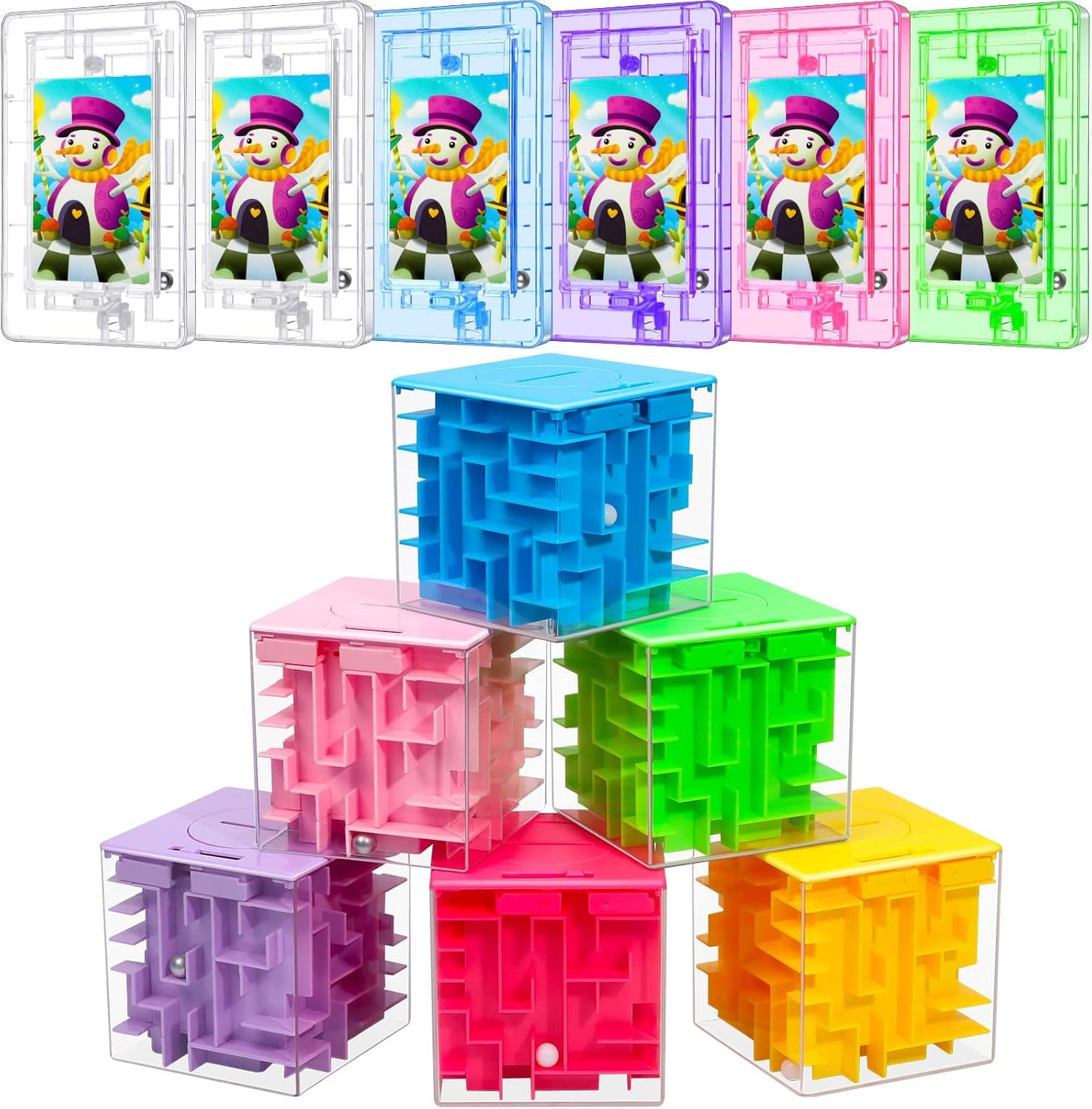 Money Holder Maze Puzzle Gift Box and Gift Card Holder Maze Puzzle Set for Christmas or Birthdays Fun Maze Puzzle Games Brain Teasers Great for Kids and Adults(24 Pcs)