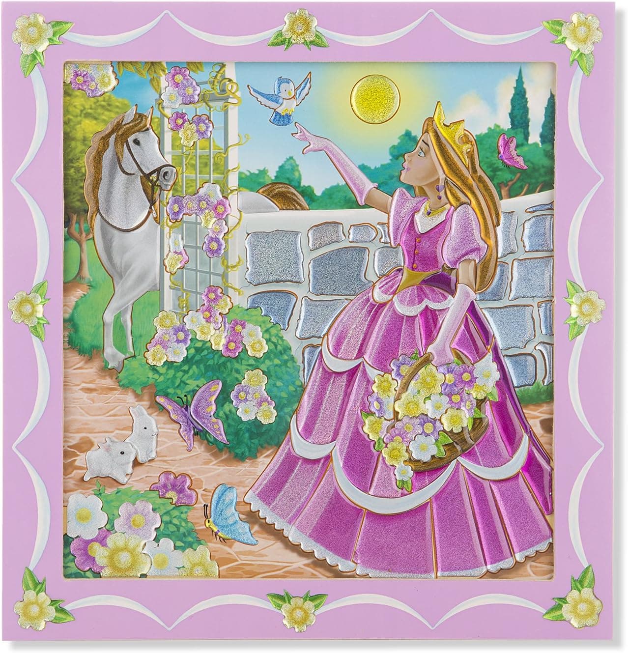 Melissa and Doug Peel & Press Sticker by Number - Princess