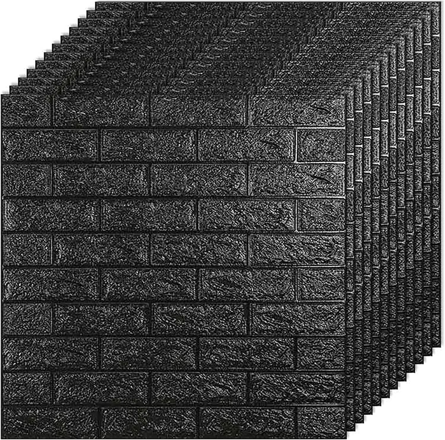 3D Wall Panels for Interior Wall Decor White Brick 10/20PCS 56.9 sq feet Large Size Paintable 3D Foam Textured Wall Panel Peel and Stick Self Adhesive 77x70cm Wallpaper Living Room Bedroom Wall