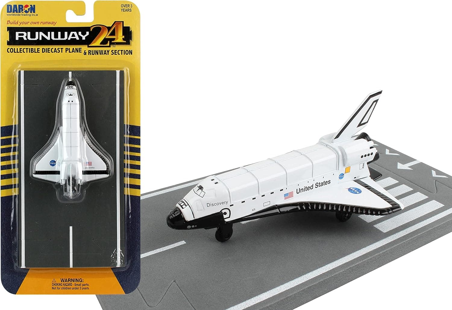 Daron Worldwide Trading Runway24 Space Shuttle Discovery Vehicle