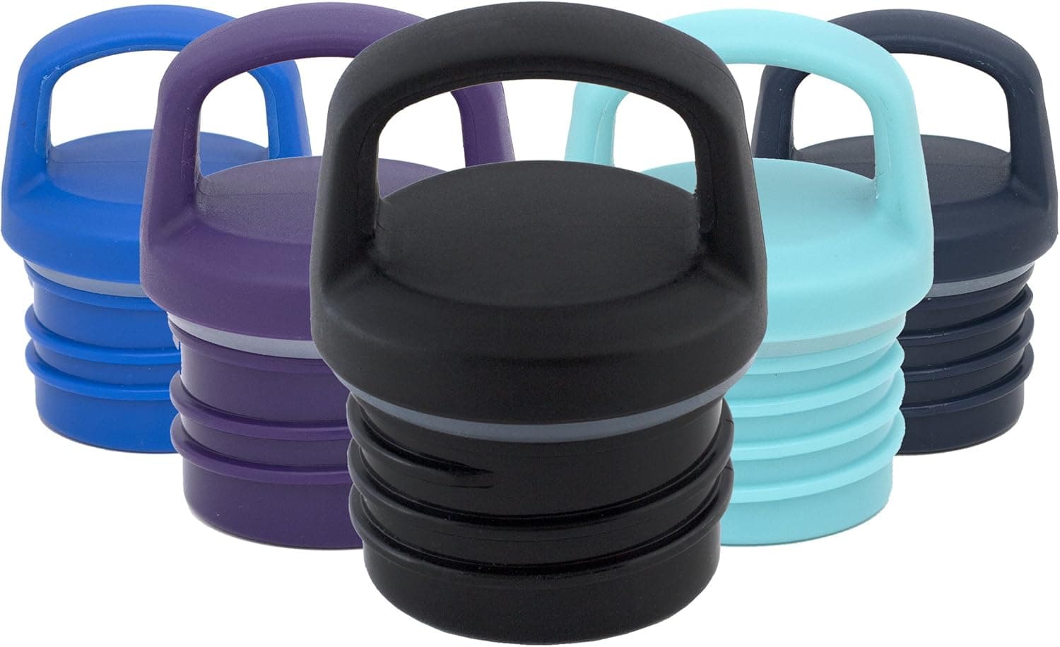 Simple Modern Ascent Handle Lid - Fits All Ascent and Hydro Flask Standard Mouth Water Bottle Sizes - Leak Proof, Double Wall Insulated - Black
