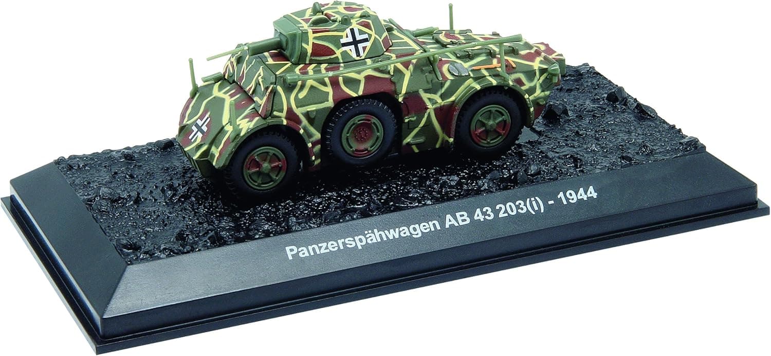 Panzerspahwagen AB 43 203(i) - 1944 diecast 1:72 model (Amercom BG-66)