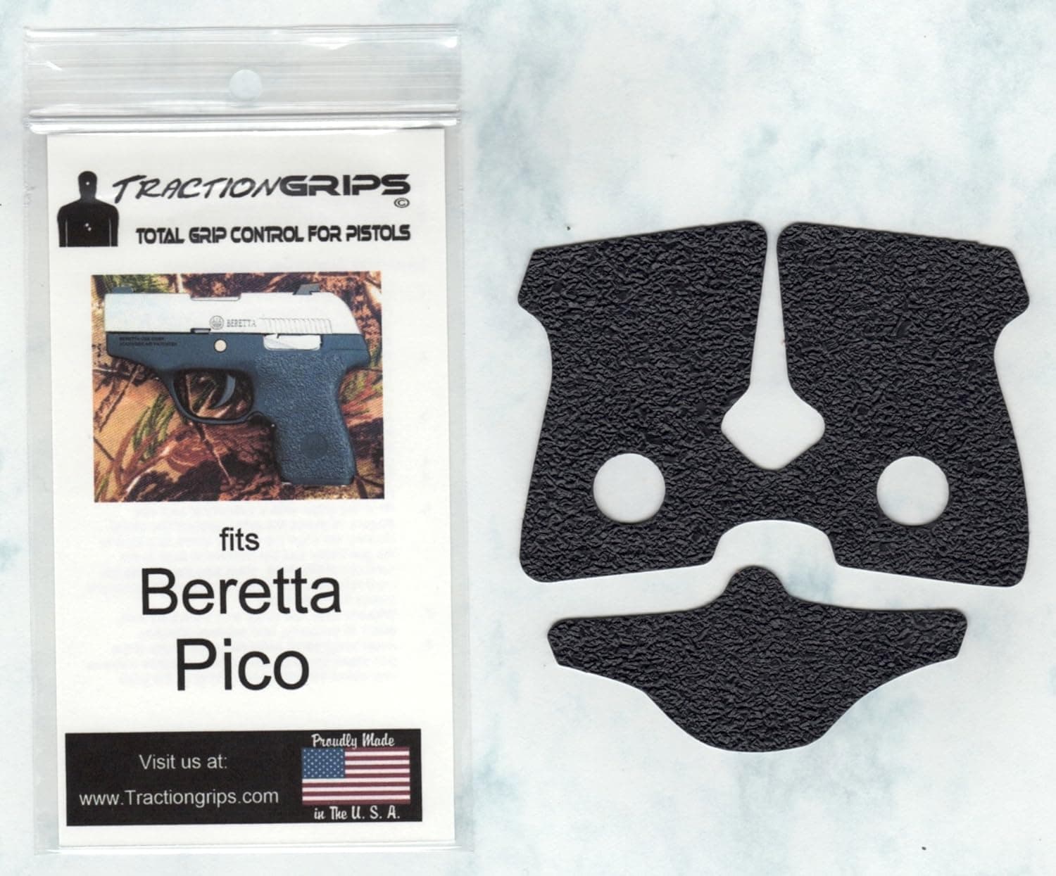Tractiongrips Grip Overlay Decal for Beretta Pico
