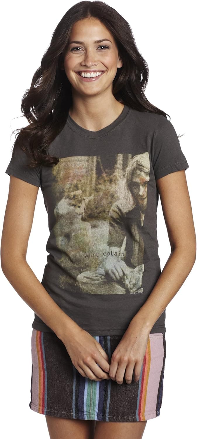 FEA Women's Kurt Cobain Sepia Photo jr t