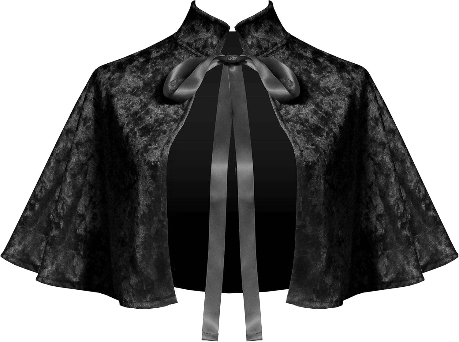 Victorian Gothic Renaissance Steampunk Velvet Collar Capelet