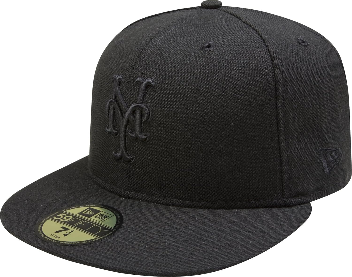 New Era MLB Black on Black 59FIFTY Fitted Cap