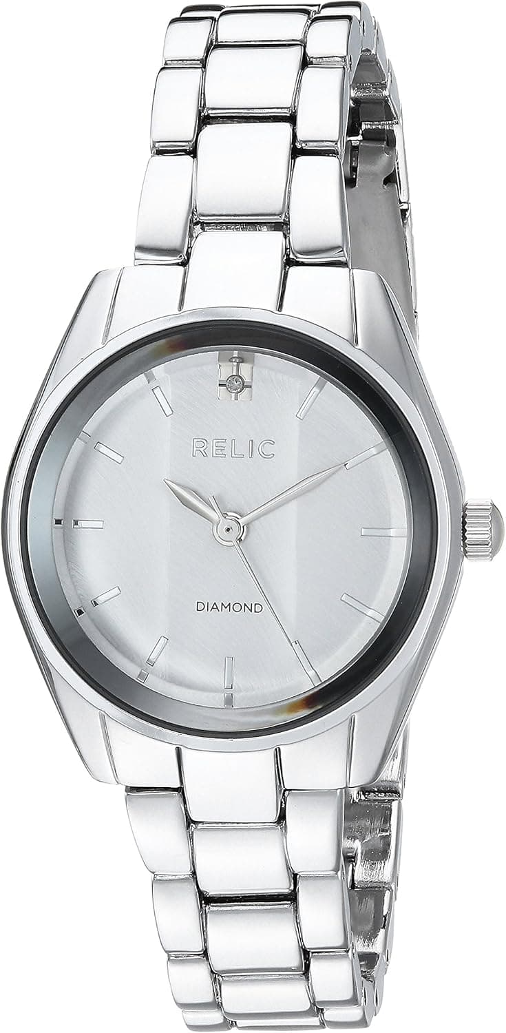 Relic Women's ZR34417 Zoey Analog Display Analog Quartz Silver Watch