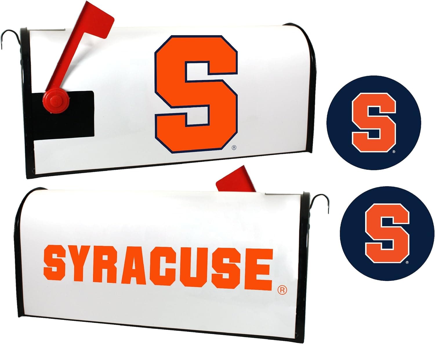 R and R Imports Syracuse Orange Magnetic Mailbox Cover & Sticker Set