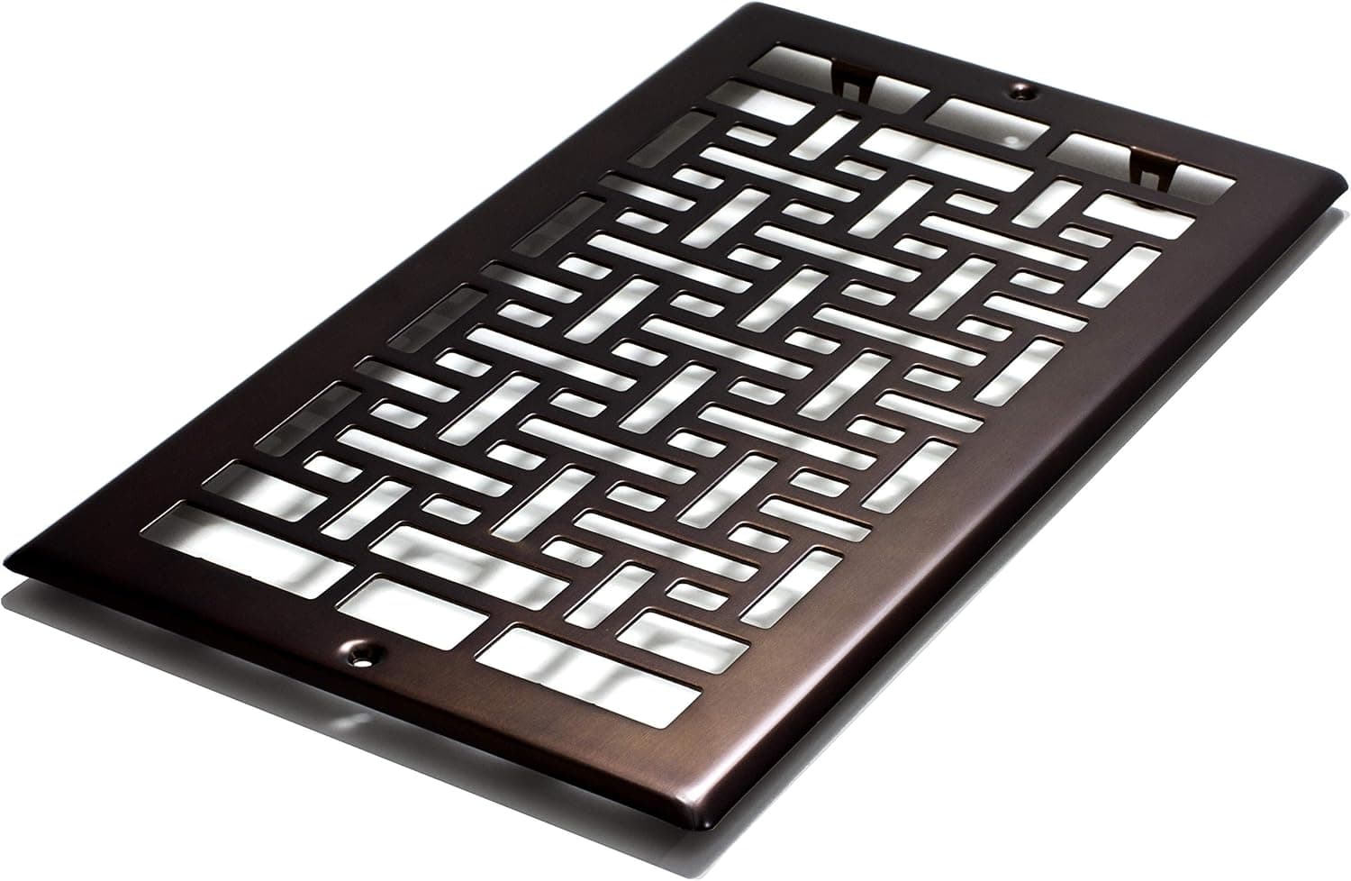 Decor Grates AJL612R-RB Oriental Return, 6x12 Inches, Rubbed Bronze Finish