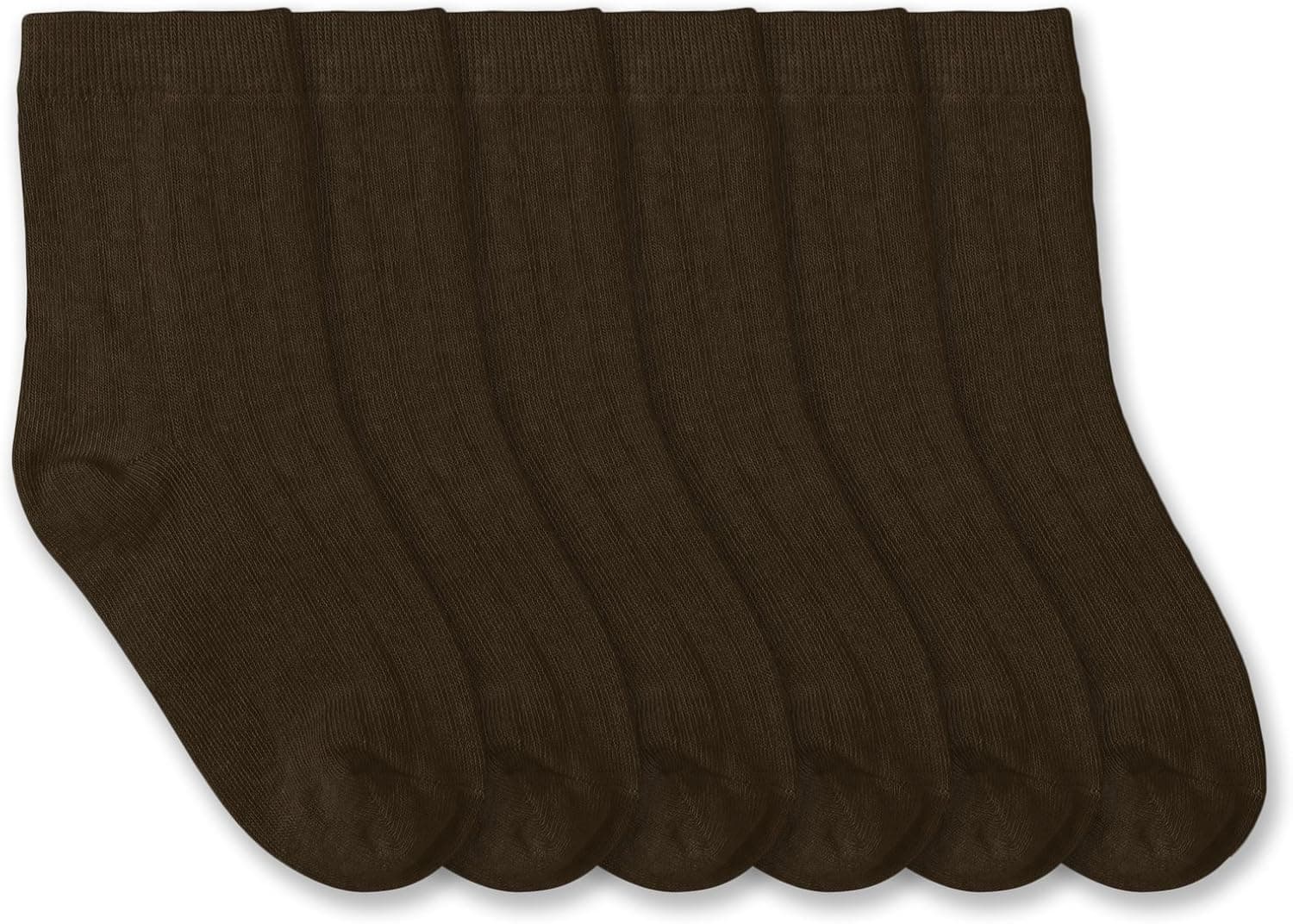 Jefferies Socks Boys School Uniform Rib Crew Socks 6 Pair Pack
